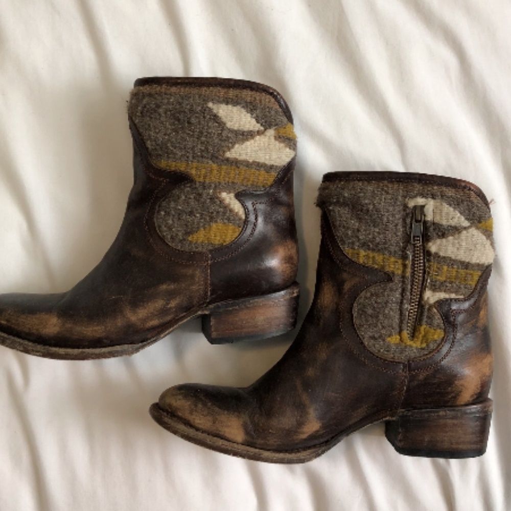 Freebird by Steven Cablo Blanket Ankle Boots